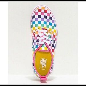 NEW Multicolored VANS size 6.5 Women’s or 5 Kids
